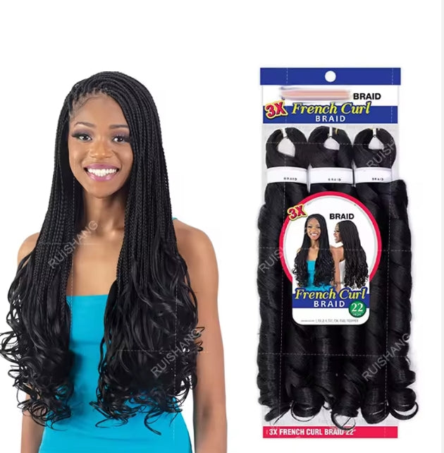 FreeTress French Curl Braid 22 Zoll