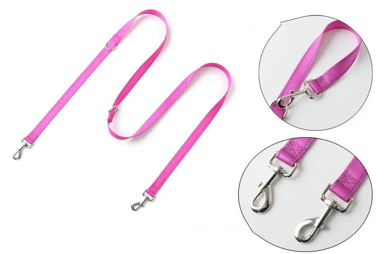 Hundeleine, reflektierende Doppelleinen für Hunde, zum Gehen, Nylon, Hundeleine, Walker, multifunktionale Hundeleinen für Trainingszubehör