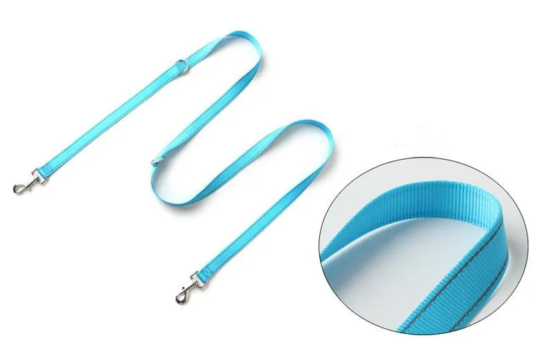 Hundeleine, reflektierende Doppelleinen für Hunde, zum Gehen, Nylon, Hundeleine, Walker, multifunktionale Hundeleinen für Trainingszubehör