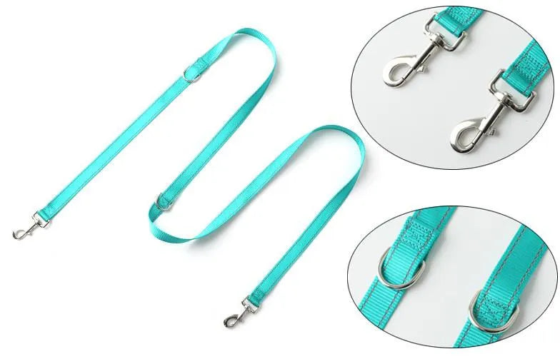 Hundeleine, reflektierende Doppelleinen für Hunde, zum Gehen, Nylon, Hundeleine, Walker, multifunktionale Hundeleinen für Trainingszubehör