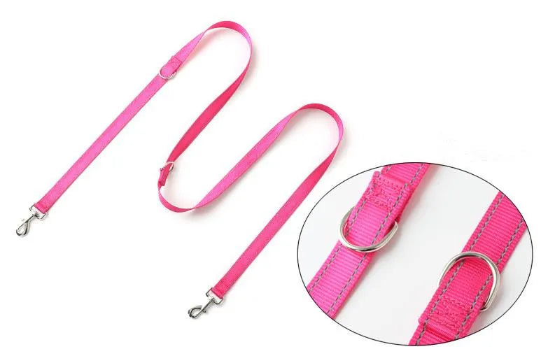 Hundeleine, reflektierende Doppelleinen für Hunde, zum Gehen, Nylon, Hundeleine, Walker, multifunktionale Hundeleinen für Trainingszubehör