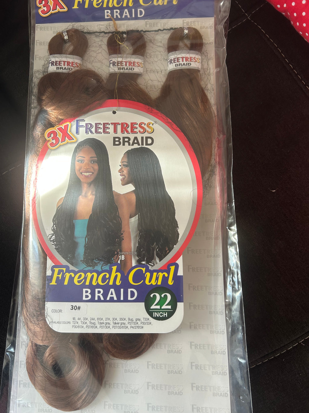 FreeTress French Curl Braid 22 Zoll