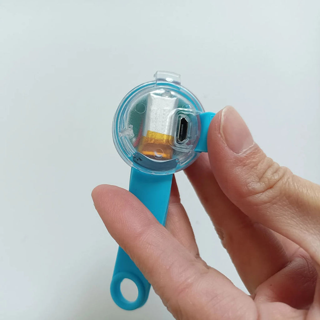 Anti-Verlust-Halsbänder für Hunde, LED, wasserdicht, Sicherheits-Blinklicht, USB wiederaufladbar, nachtleuchtender Anhänger für Hunde, Katzen, Haustiere für den Außenbereich