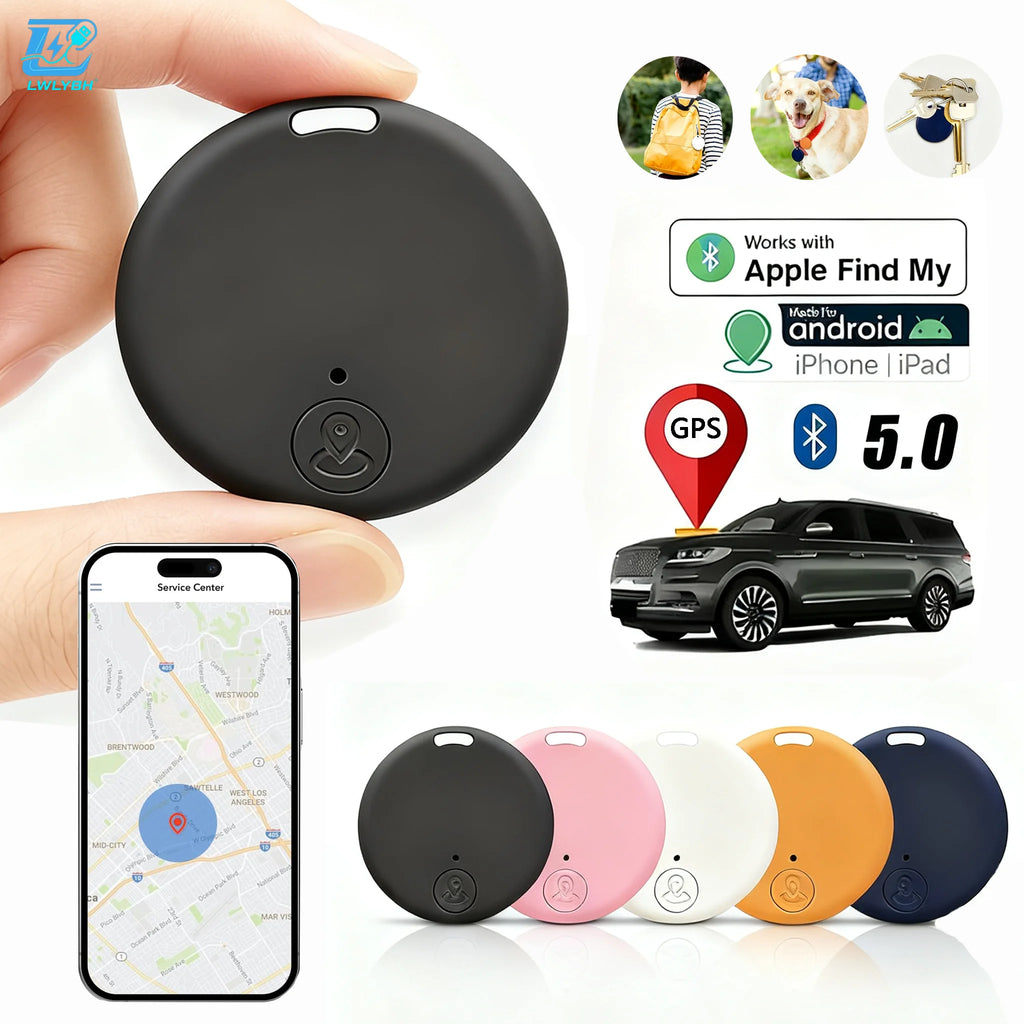 GPS Tracker 5,0 Mini Smart Bluetooth Tracking Device Haustiere Kinder Fahrzeug Echtzeit Locator Für IOS Android Anti-Verloren detektor