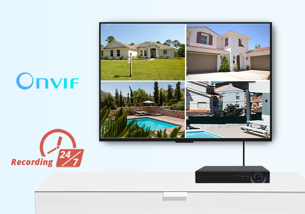 1080P WiFi Kamera IP Überwachungskamera Sicherheit Baby Monitor 2MP CCTV Audio Video Farbe Nachtsicht AI Erkennen iCSee Mini Cam