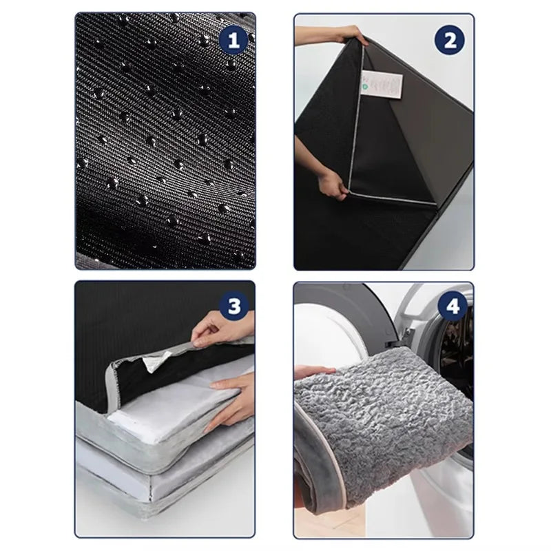 Hersteller Großhandel waschbares Hundebett Custom OEM Memory Foam Orthopädisches menschliches Hundebett Xxl