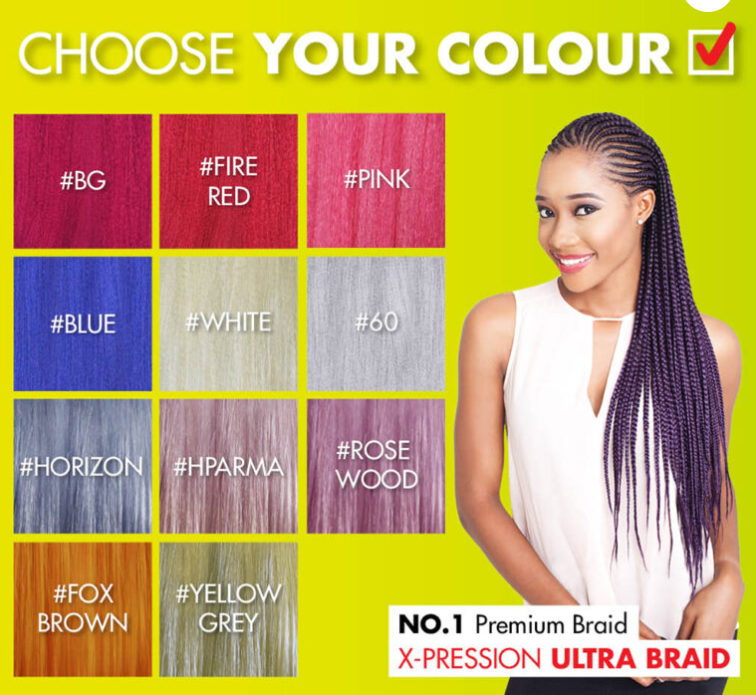 kanekalon xpression hair braid